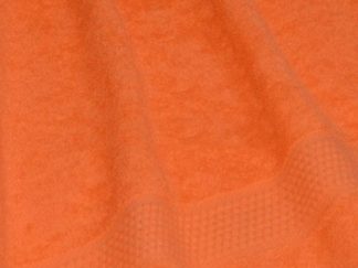 Полотенце махровое оранжевое