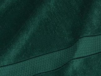 Полотенце махровое темно-зеленое