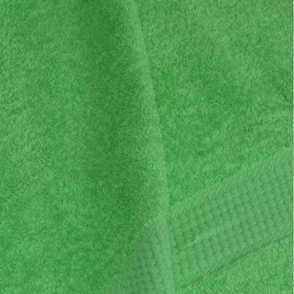 Полотенце махровое ярко-зеленое